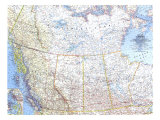 Western Canada Map 1966