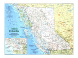British Columbia Map 1992 Side 1