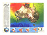 Australia Continental Odyssey Map 1988