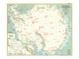 Antarctica Map 1957