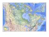Canada Map 1985