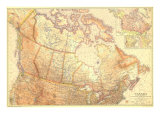 Canada Map 1936