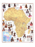 Ethnolinguistic Map Of The Peoples Of Africa Map 1971