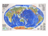 The Earths Fractured Surface Map