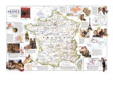 Historical France Map 1989