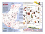 Ancient Maya World Map 1989