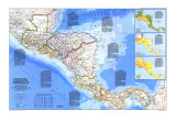 Central America Map 1986