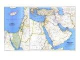 Middle East Map 1978