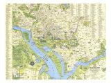 Tourist Washington Map 1964