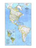 The Americas Map 1979