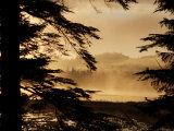 Morning fog rises over Control Lake on Prince of Wales Island