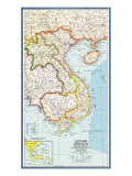 Vietnam  Cambodia  Laos And Eastern Thailand Map 1965