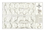 Heavens Map 1970 with Star Charts