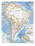 South America Map 1960