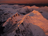 South Chilkat Mountains with fresh snow near Icy Strai