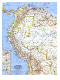 Northwestern South America Map 1964
