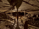 Iron Hoop cave chamber with an accumulation of mineral deposits