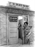 A solarium in St Petersburg  Florida  touts the healthful effects of the sun