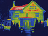 Thermal Image of a Residence in New Haven