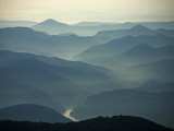 Mist veils the mountains of Daisetsuzan
