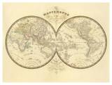 Mappemonde  c1849