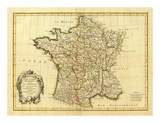 France  carte generale  c1786