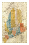 Map of Maine  c1843
