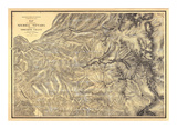 Sierra Nevada Adjacent to the Yosemite Valley  c1869