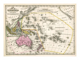 Map of Oceanica  c1839