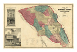 Map of Sonoma County California  c1877