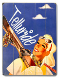Girl with Ski