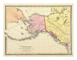 Northwestern America Showing the Territory ceded by Russia to the United States  c1872