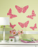 Flocked Butterfly