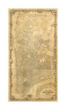 City of New York Extending Northward to 50th St  c1852