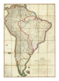 Mapa Geografico de America Meridional  c1799
