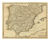 Spain  Portugal  c1812