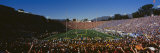 High Angle View of Spectators Watching a Football Match in a Stadium  Rose Bowl Stadium