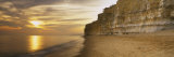 Rock Formations on the Beach  Burton Bradstock  Dorset  England