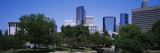 Park in Front of Buildings  Marshall Park  Charlotte  Mecklenburg County  North Carolina  USA