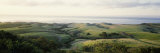 Aerial View of a Rolling Landscape  Santa Barbara  Santa Barbara County  California  USA