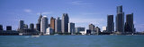 Buildings at the Waterfront  Detroit  Wayne County  Michigan  USA