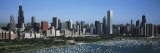 Aerial View of Buildings in a City  Chicago  Illinois  USA