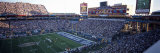 High Angle View of a Football Stadium  Sun Devil Stadium  Arizona State University  Tempe