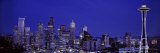 Skyscrapers in a City  Seattle  Washington State  USA