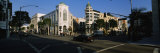 Car Moving on the Street  Rodeo Drive  Beverly Hills  California  USA