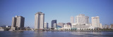 Buildings at the Waterfront  Mississippi River  New Orleans  Louisiana  USA