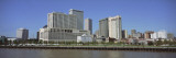 Buildings at the Waterfront  Mississippi River  New Orleans  Louisiana  USA