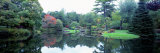 Pond in a Garden  Asticou Azalea Garden  Northwest Harbor  Maine  New England  USA