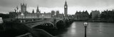 Bridge across a River  Westminster Bridge  Houses of Parliament  Big Ben  London  England