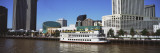 Buildings at the Waterfront  Mississippi River  New Orleans  Louisiana  USA